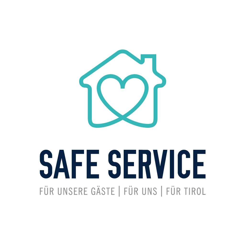 SAFE SERVICE Logo mit Claim farbig